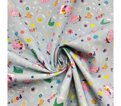 Algodón Pepa Pig Bubbles [product.brand] 1 - Tejidos Yasmina 