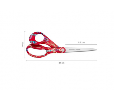 Tijeras Taika Rojo 21 cm - Fiskars X Iittala Fiskars 4 - Tejidos Yasmina Tijeras Taika Rojo 21 cm - Fiskars X Iittala Fiskars 4 - Tejidos Yasmina