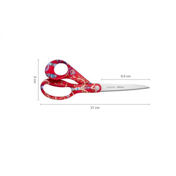 Tijeras Taika Rojo 21 cm - Fiskars X Iittala Fiskars 4 - Tejidos Yasmina 