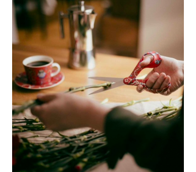 Tijeras Taika Rojo 21 cm - Fiskars X Iittala Fiskars 5 - Tejidos Yasmina Tijeras Taika Rojo 21 cm - Fiskars X Iittala Fiskars 5 - Tejidos Yasmina