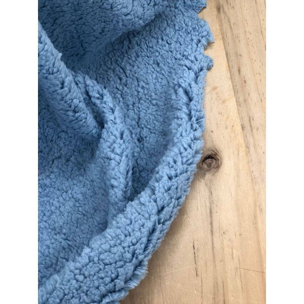 Borreguillo Extra Suave Azul Medio [product.brand] 2 - Tejidos Yasmina 