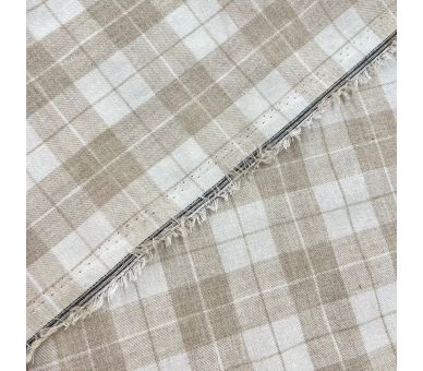 Franela A Cuadros Reims Beige [product.brand] 5 - Tejidos Yasmina 