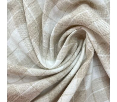 Franela A Cuadros Reims Beige [product.brand] 1 - Tejidos Yasmina 