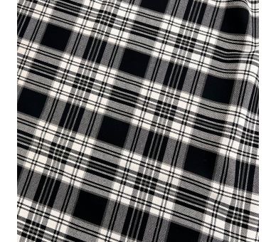 Franela A Cuadros Clasic Negro [product.brand] 3 - Tejidos Yasmina 