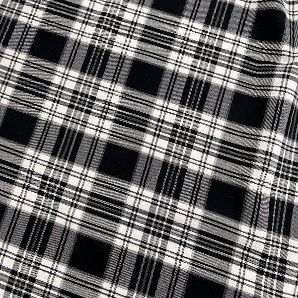 Franela A Cuadros Clasic Negro [product.brand] 3 - Tejidos Yasmina 