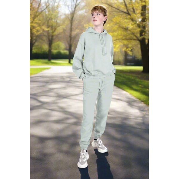 Sudadera Afelpada Bengalina Menta [product.brand] 4 - Tejidos Yasmina 