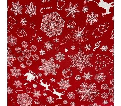 Loneta Red Flourascks [product.brand] 1 - Tejidos Yasmina 