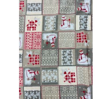 Loneta Muñeco de Nieve [product.brand] 2 - Tejidos Yasmina 