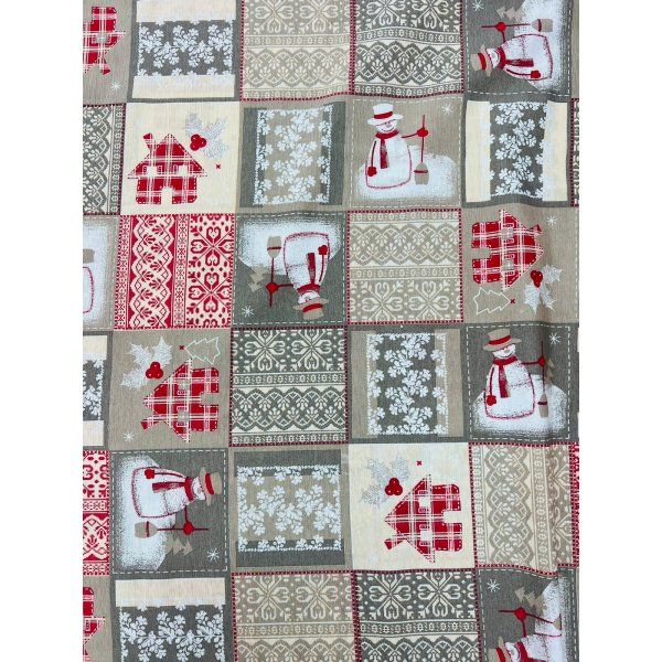 Loneta Muñeco de Nieve [product.brand] 2 - Tejidos Yasmina 