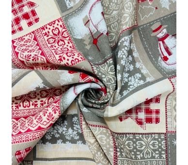 Loneta Muñeco de Nieve [product.brand] 1 - Tejidos Yasmina 