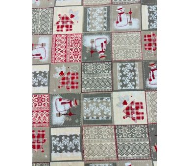 Loneta Muñeco de Nieve [product.brand] 4 - Tejidos Yasmina 