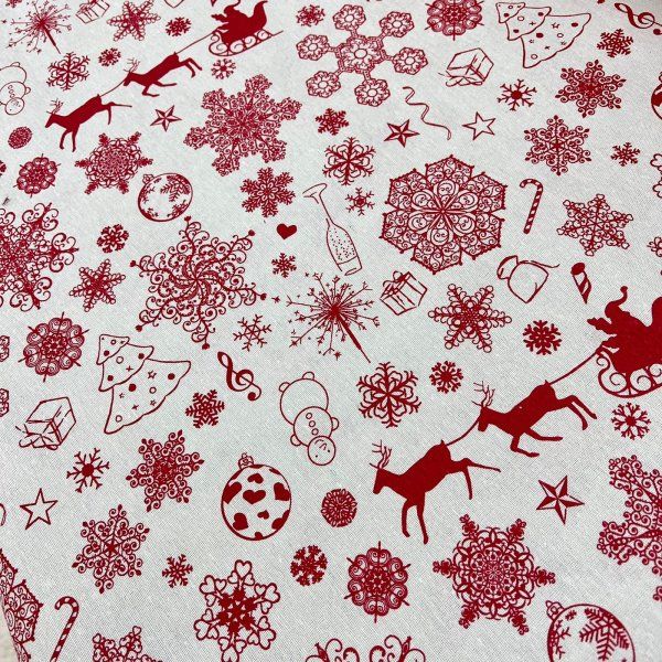 Loneta White Flourascks [product.brand] 4 - Tejidos Yasmina 