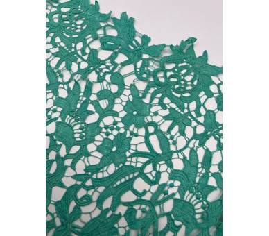Guipur Floral Verde Menta [product.brand] 5 - Tejidos Yasmina 