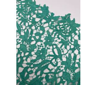 Guipur Floral Verde Menta [product.brand] 5 - Tejidos Yasmina 