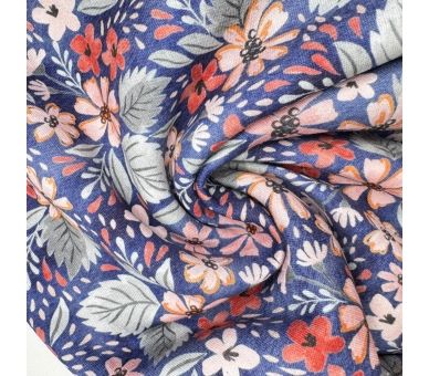 Sudadera Azul Floral [product.brand] 1 - Tejidos Yasmina 