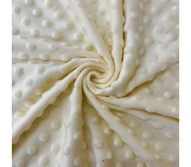 Minky Suave Topos Amarillo [product.brand] 1 - Tejidos Yasmina 