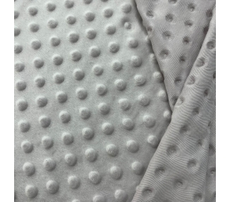 Minky Suave Topos Gris [product.brand] 2 - Tejidos Yasmina 