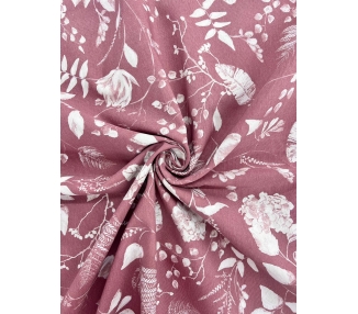 Loneta Rosa Floral [product.brand] 4 - Tejidos Yasmina 
