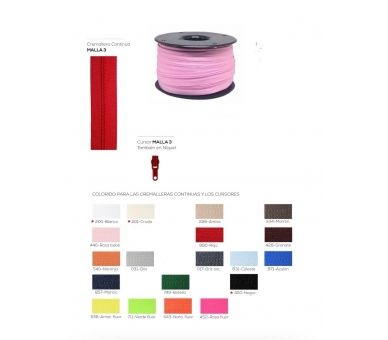 Cremallera A Metro Malla 3 [product.brand] 1 - Tejidos Yasmina 
