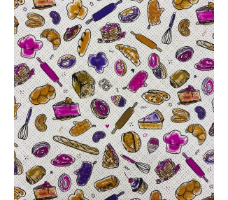 Algodón Patchwork Panadería [product.brand] 3 - Tejidos Yasmina 