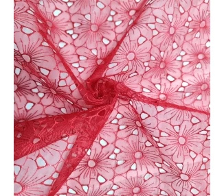 Organza Bordada Pasion Floral