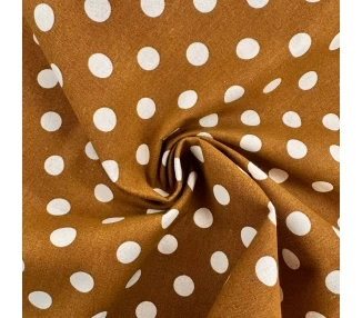 Algodón Patchwork White Dots