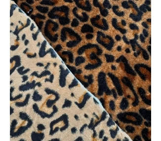 Terciopelo Elástico Leopardo