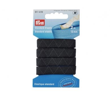 Elástico Estándar Negro 2mx12mm - PRYM [product.brand] 3 - Tejidos Yasmina 