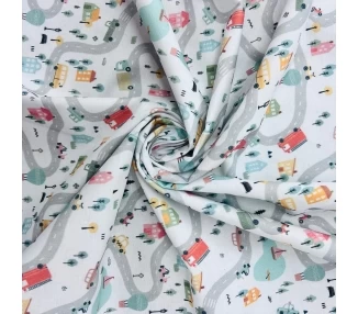 Algodón Patchwork Town [product.brand] 1 - Tejidos Yasmina 
