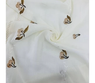 Cortina Bordada Cherry