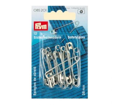 Imperdibles Acero Plateado 38mm - Prym Prym 1 - Tejidos Yasmina 