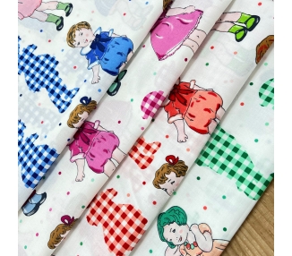 Algodón Kids Verde [product.brand] 5 - Tejidos Yasmina 