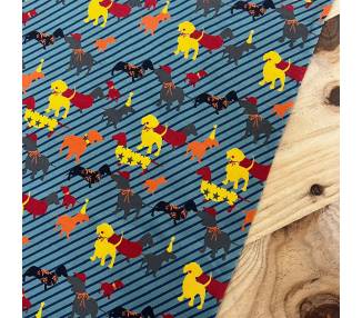 French Terry Dog Verde [product.brand] 3 - Tejidos Yasmina 