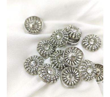 Botones Metálicos Con Pedrería [product.brand] 1 - Tejidos Yasmina 