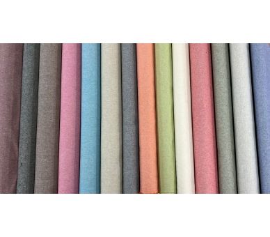 Loneta De Algodón Efecto Lino Turquesa [product.brand] 2 - Tejidos Yasmina 