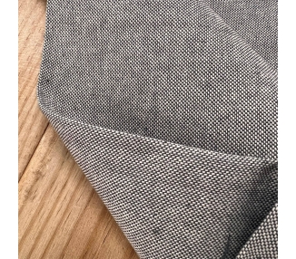 Loneta De Algodón Efecto Lino Gris Oscuro [product.brand] 3 - Tejidos Yasmina 