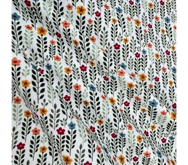 Algodón Flores Geométricas [product.brand] 2 - Tejidos Yasmina 