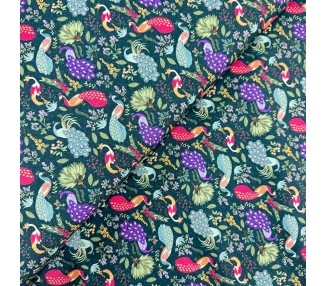 Algodón Pavo Real [product.brand] 9 - Tejidos Yasmina 