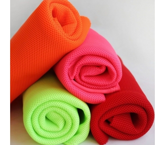 Tela Mesh Tres D Naranja Fluorescente [product.brand] 3 - Tejidos Yasmina 