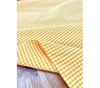 Loneta Cuadros Vichy 5mm Amarillo (c) [product.brand] 4 - Tejidos Yasmina 