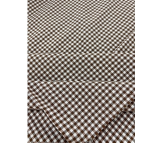 Loneta Cuadros Vichy 5mm Chocolate (C) [product.brand] 4 - Tejidos Yasmina 