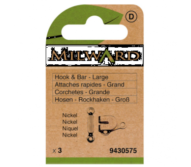 Corchete Para Ropa Níquel T.L - Milward Milward 1 - Tejidos Yasmina 