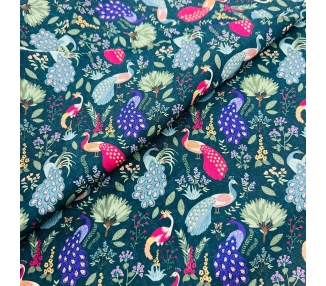 Algodón Pavo Real [product.brand] 4 - Tejidos Yasmina 