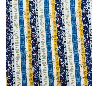 Algodón Étnico Floral [product.brand] 2 - Tejidos Yasmina 