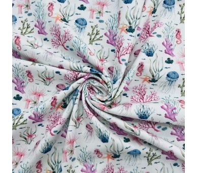 Algodón Vida Marina [product.brand] 1 - Tejidos Yasmina 