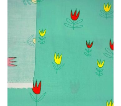 Algodón Tulipas [product.brand] 3 - Tejidos Yasmina 