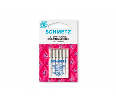 Agujas SCHMETZ Pespunte y Patchwork Microtex 130/705 H-Q Grosor de aguja 75/11 Schmetz 4 - Tejidos Yasmina 
