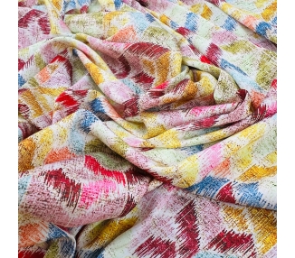 Satín Geometría Abstracta [product.brand] 2 - Tejidos Yasmina 