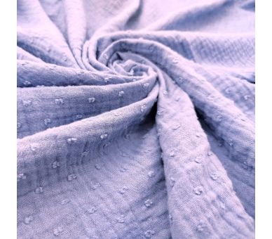 Muselina Plumeti Azul [product.brand] 2 - Tejidos Yasmina 