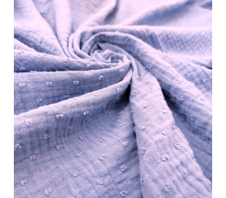 Muselina Plumeti Azul [product.brand] 2 - Tejidos Yasmina 